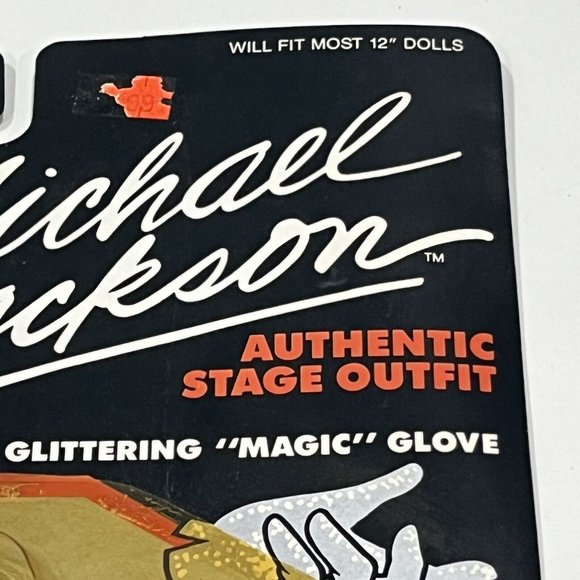 Sealed Vintage 1984 Michael Jackson Authentic Stage Doll Outfit Grammy Awards - Picture 3 of 16